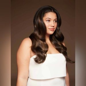 16" Classic Mocha Brown Balayage Clip-Ins (160g)